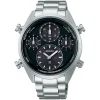 Seiko Prospex Speedtimer Solar Chronograph 42mm Black Dial Steel Bracelet Watch