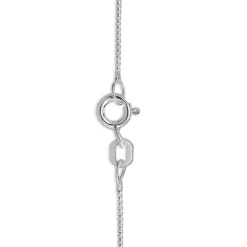 Silver cubic zirconia locket (Chain Included)