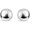 Silver 8mm ball stud earrings
