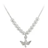Silver Plated and Pearl Confirmation Chain (Chain Included)