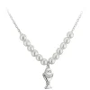 Silver Plated Pearl Communion Chain (Chain Included)