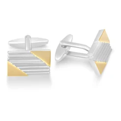 Silver-plated and Gold-plated Cufflinks