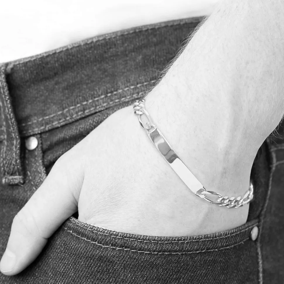 Stainless Steel Figaro Bracelet