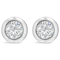 Sterling Silver and Cubic Zirconia Earrings