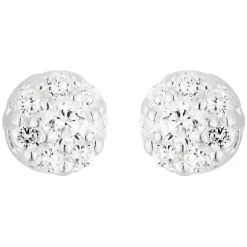 Sterling Silver and Cubic Zirconia Earrings