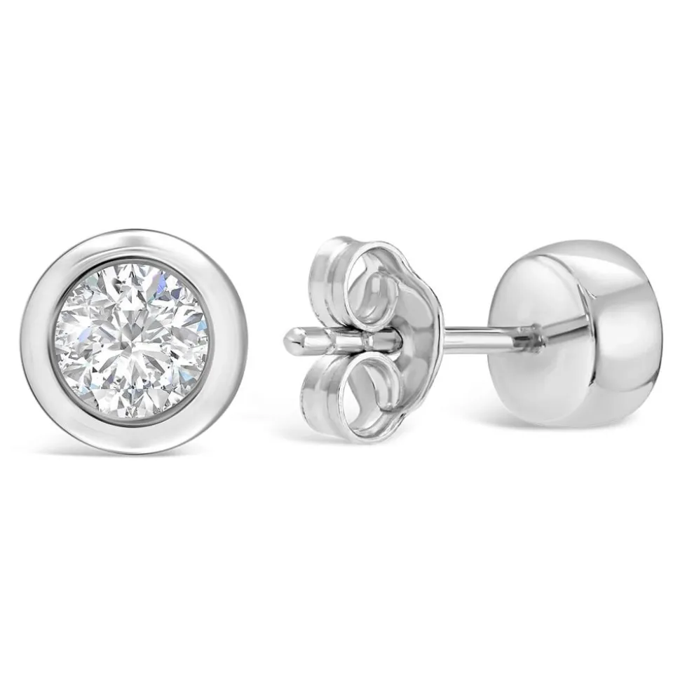 Sterling Silver and Cubic Zirconia Earrings