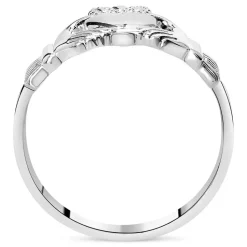 Sterling Silver Baby Claddagh Ring
