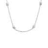 Sterling Silver Bean Trace Chain Necklet