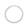 Sterling Silver Brick Mesh Style Bracelet