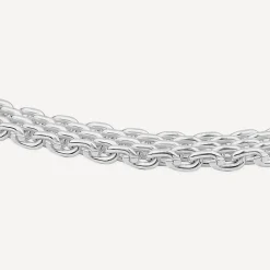 Sterling Silver Brick Mesh Style Bracelet