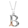 Sterling Silver Celtic B Initial Pendant