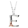 Sterling Silver Celtic E Initial Pendant