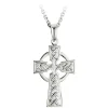 Sterling Silver Celtic Knot Cross 21mm