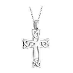 Sterling Silver Celtic Knot Cross Pendant
