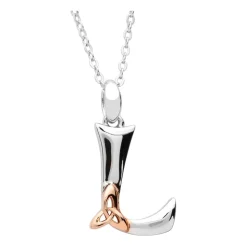 Sterling Silver Celtic L Initial Pendant