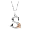 Sterling Silver Celtic S Initial Pendant