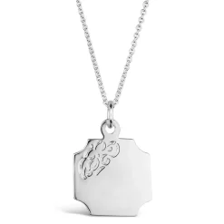 Sterling Silver Communion Medal (Chain Included)