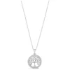 Sterling Silver Cubic Zirconia Tree of Life Pendant