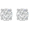Sterling Silver Cubic Zirconia Medium Claw Stud Earrings