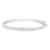 Sterling Silver Cubic Zirconia Baby Bangle