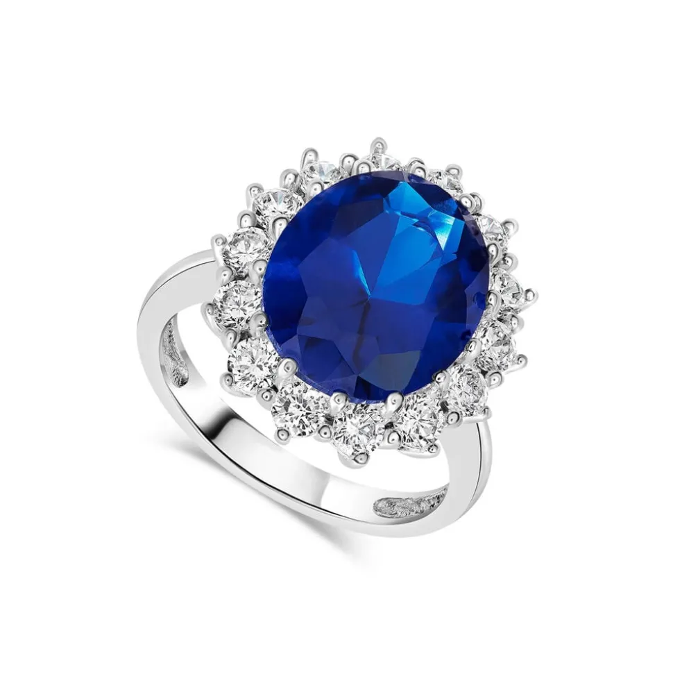 Sterling Silver Cubic Zirconia Ring