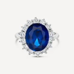 Sterling Silver Cubic Zirconia Ring