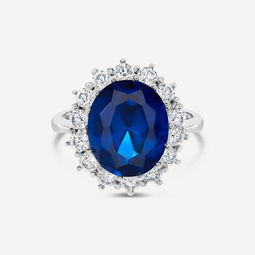 Sterling Silver Cubic Zirconia Ring