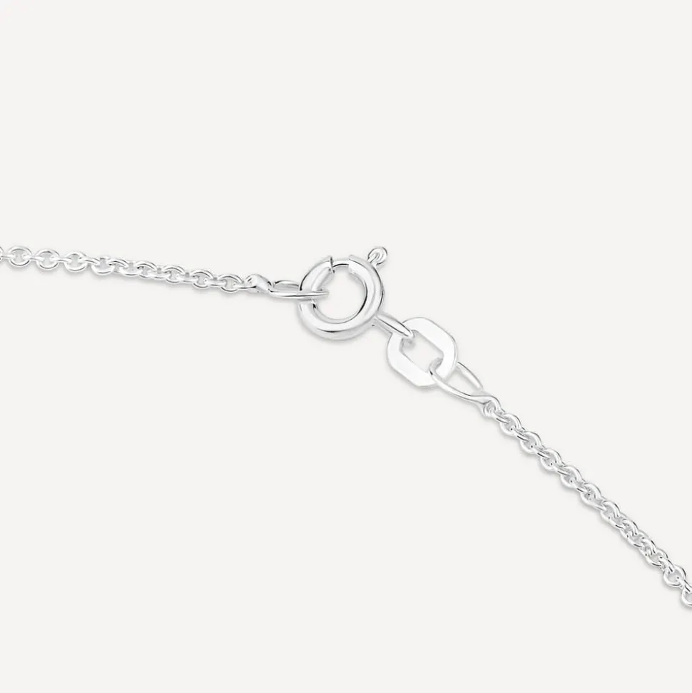 Sterling Silver Cubic Zirconia Tree of Life Pendant (Chain Included)