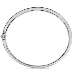 Sterling Silver Cubic Zirconia Bangle