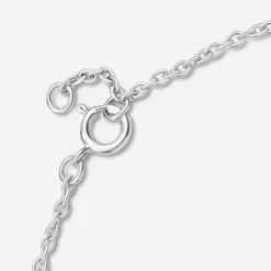 Sterling Silver Cubic Zirconia Tree of Life Chain Bracelet