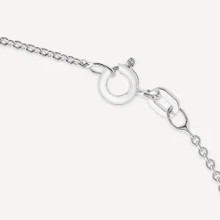 Sterling Silver Cubic Zirconia June Birthstone Infinity Pendant