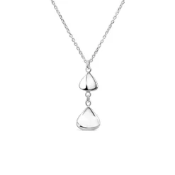 Sterling Silver Double Teardrop Pendant
