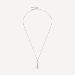 Sterling Silver Double Teardrop Pendant