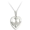 Sterling Silver Dove Confirmation Pendant (Chain Included)