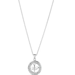 Sterling Silver Dove Pendant (Chain Included)