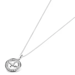 Sterling Silver Dove Pendant (Chain Included)