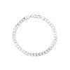 Sterling Silver Flat Square 8" Bracelet