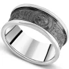 Sterling Silver Gents Arda 10.8mm Flat Band