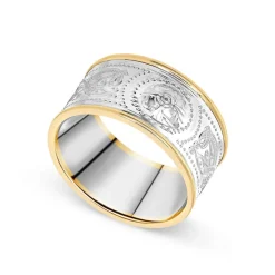 Sterling Silver Gents Arda 10.8mm Flat Band