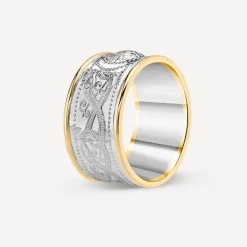Sterling Silver Gents Arda 10.8mm Flat Band