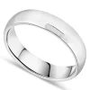 Sterling Silver Gents 5mm Polished Domed Band Ring