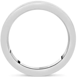 Sterling Silver Gents 3mm Plain Polished Band Ring