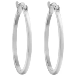 Sterling Silver Hoop Earrings