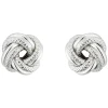 Sterling Silver Knot Earrings