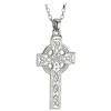 Sterling Silver Large Celtic Knot Cross Pendant