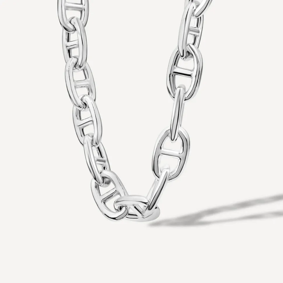 Sterling Silver Large Link 20" Necklet
