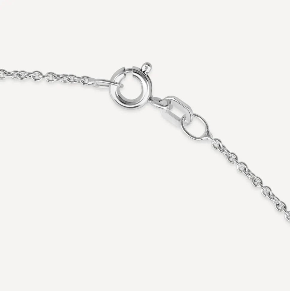 Sterling Silver Marquis Cluster Pearl Drop Pendant