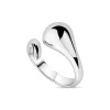 Sterling Silver Open Wrap Bubble Snake Style Ring