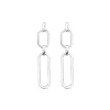 Sterling Silver Paperlink Drop Earrings