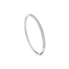 Sterling Silver Pave Cubic Zirconia Bangle